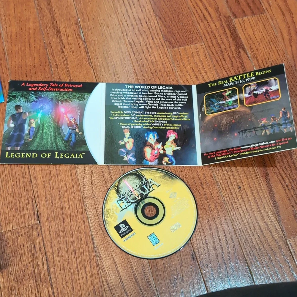Sony PlayStation 1 Demo Discs Spyro Legend Of Legaia Grind Session Contender +
